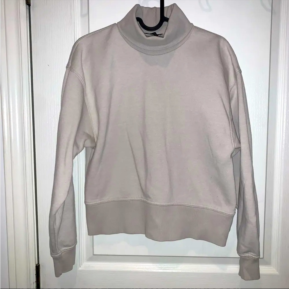 Zara creamy grey turtleneck sweater